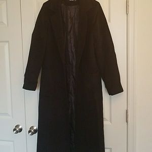 Long black coat